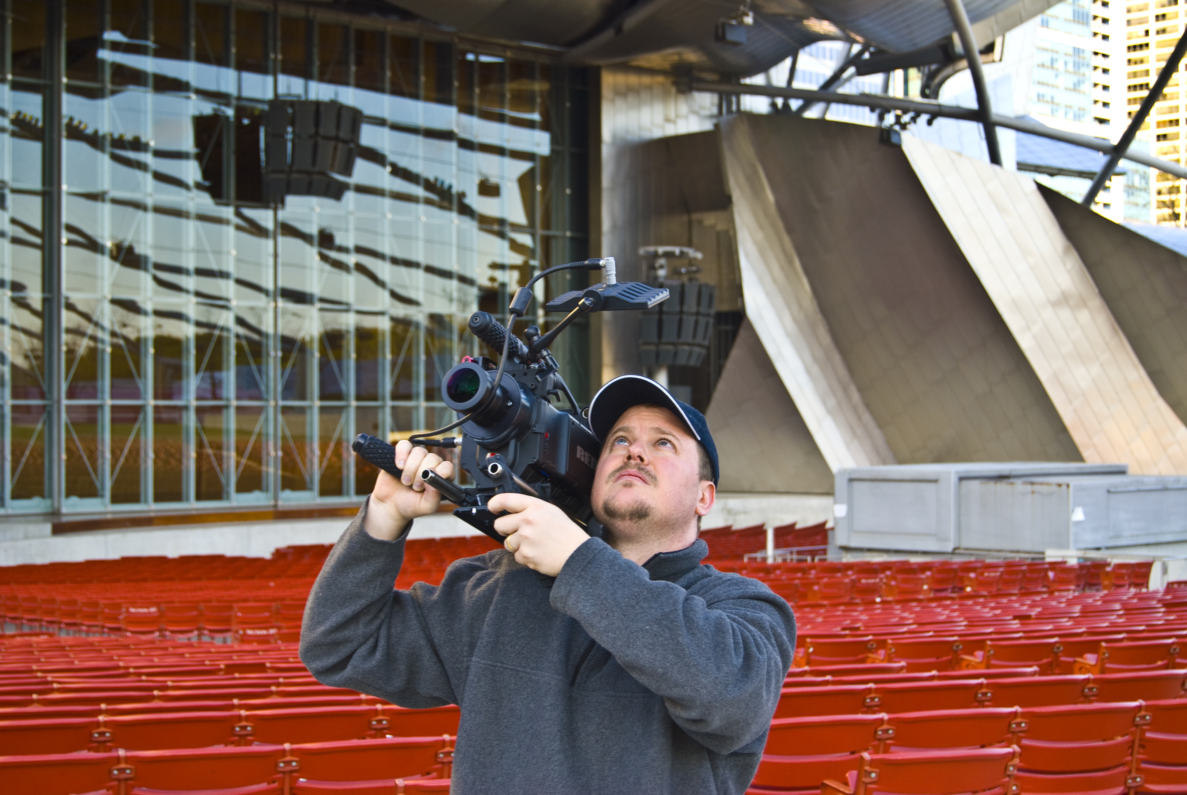 Matt Mascheri with RED camera